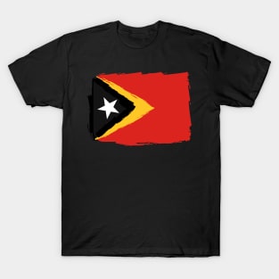 East-Timor painted flag T-Shirt